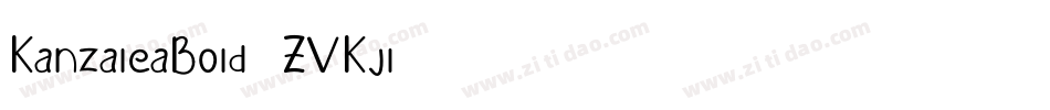 KanzaleaBold-ZVKjl字体转换