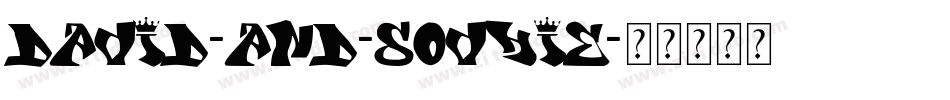 David-And-Sovhie字体转换