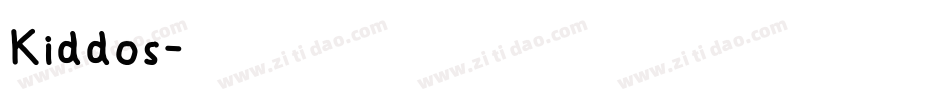 Kiddos字体转换