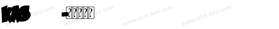 KAStorm字体转换