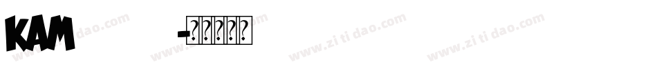 KAMonster字体转换