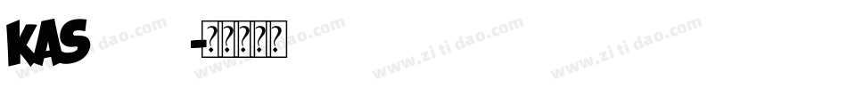 KAStorm字体转换