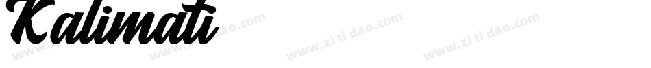 Kalimati字体转换