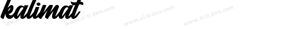 kalimat字体转换