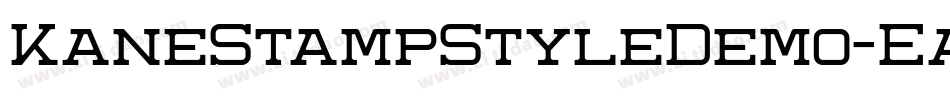 KaneStampStyleDemo-Eapqr字体转换