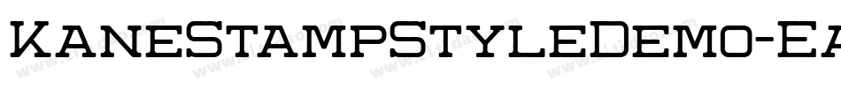 KaneStampStyleDemo-Eapqr字体转换