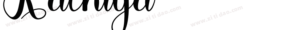 Kathiya字体转换