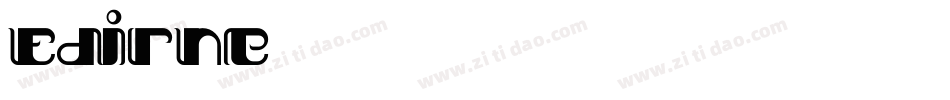 Edirne字体转换