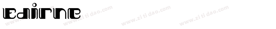 Edirne字体转换