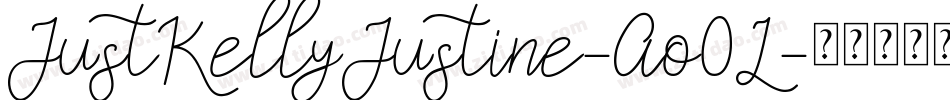 JustKellyJustine-Ao0L字体转换