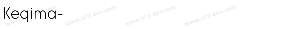 Keqima字体转换
