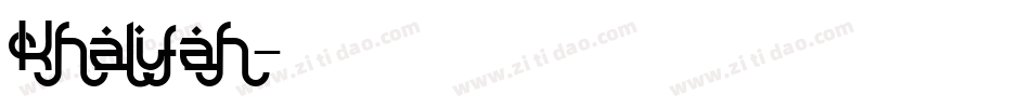 Khalifah字体转换