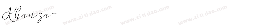 Khanza字体转换