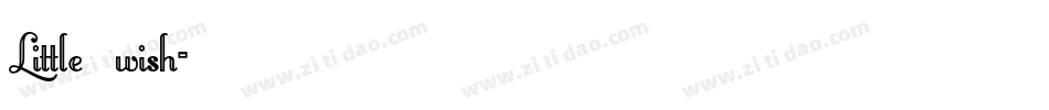 Little_wish字体转换