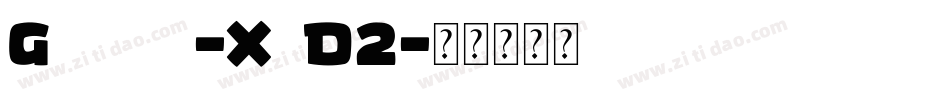 Games-XvD2字体转换