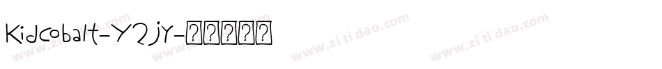 KidCobalt-Y2jy字体转换