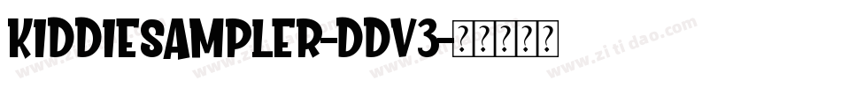 KiddieSampler-Ddv3字体转换