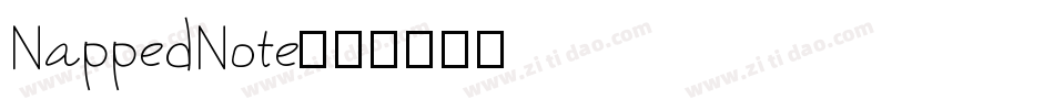 NappedNote字体转换