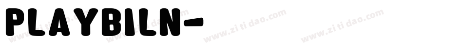 Playbiln字体转换