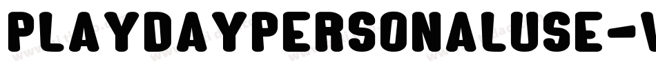 PlaydayPersonaluse-VGqX6字体转换