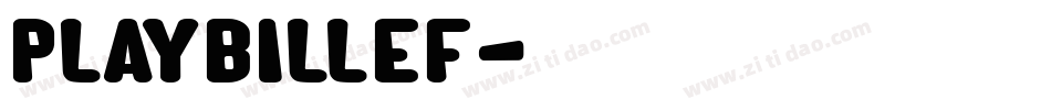 PlaybillEF字体转换