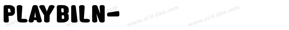 Playbiln字体转换