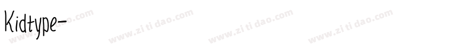 Kidtype字体转换