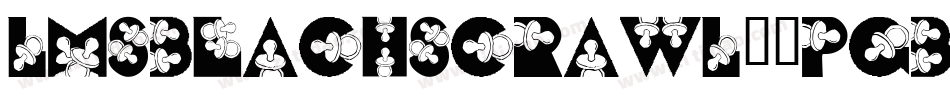LmsBeachScrawl-7PGB字体转换