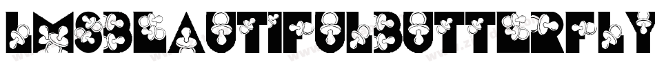 LmsBeautifulButterfly-lKre字体转换