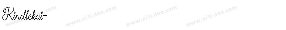Kindlekai字体转换