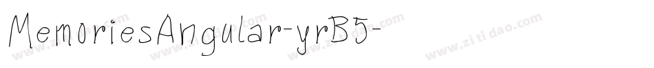 MemoriesAngular-yrB5字体转换