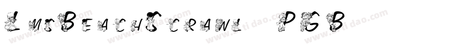 LmsBeachScrawl-7PGB字体转换