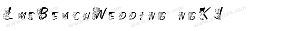 LmsBeachWedding-ngKJ字体转换