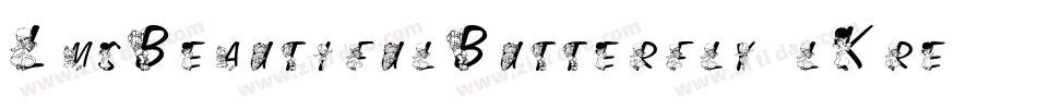 LmsBeautifulButterfly-lKre字体转换
