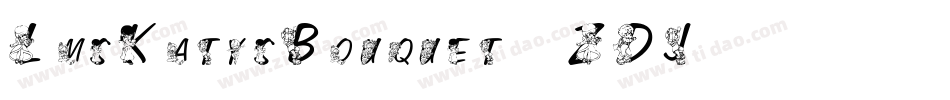 LmsKatysBouquet-8ZDJ字体转换