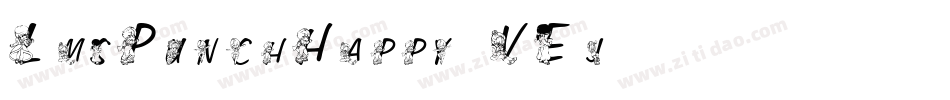 LmsPunchHappy-VEj6字体转换