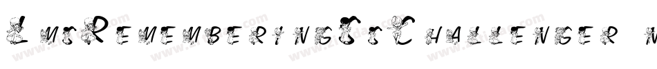 LmsRememberingSsChallenger-ngWR字体转换