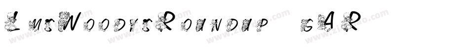 LmsWoodysRoundup-0gAR字体转换