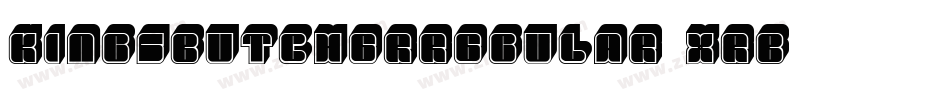 KingsButcherRegular-9xrB字体转换