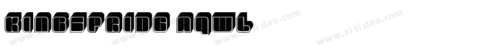 Kingspride-AqWL字体转换