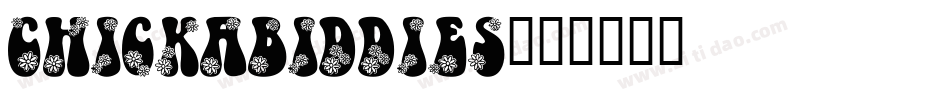 Chickabiddies字体转换