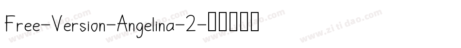 Free-Version-Angelina-2字体转换