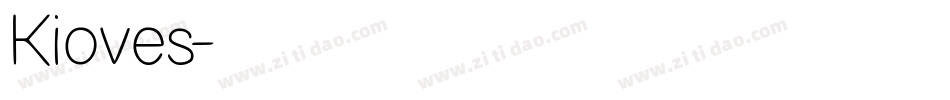 Kioves字体转换