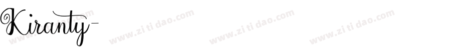 Kiranty字体转换