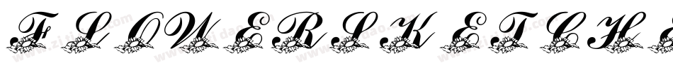 Flowersketches-Rpee字体转换