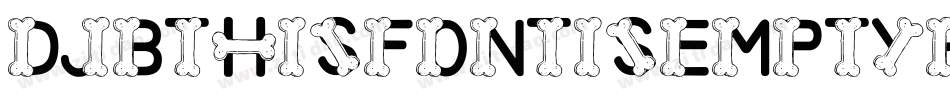 DjbThisFontIsEmptyBold-EY14字体转换