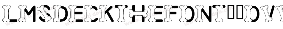 LmsDeckTheFont-5OVV字体转换