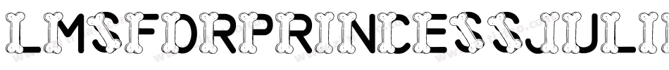 LmsForPrincessJulie-7PDB字体转换