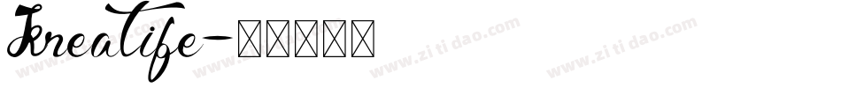 Kreatife字体转换