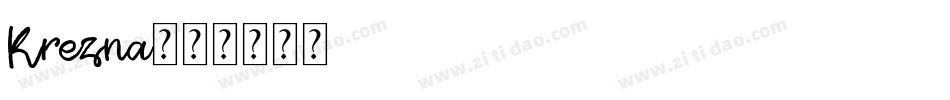 Krezna字体转换